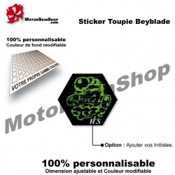 Sticker toupie Beyblade Roch Scorpio