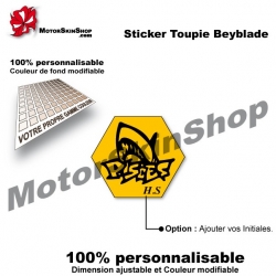 Sticker toupie Beyblade Thermal Pisces