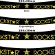 Sticker pare soleil casque Karting Rock Star