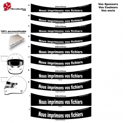 Pare Soleil Casque Karting imprimer votre fichier