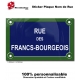 Sticker Plaque de Rue Paris