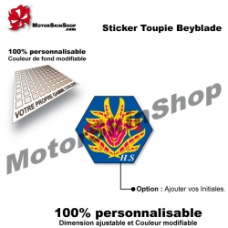 Sticker Beyblade Fury Capricorne