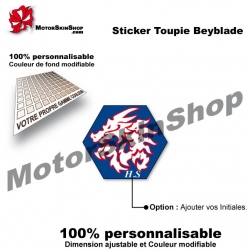 Sticker Beyblade Destructor l'drago