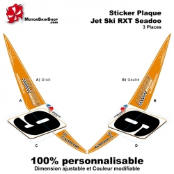 Sticker avant RXT Seadoo 3 places