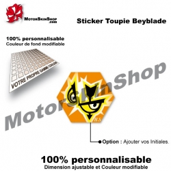 Sticker toupie Beyblade Flash Sagittario