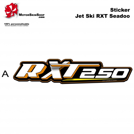 sticker RXT Seadoo coque Jet Ski