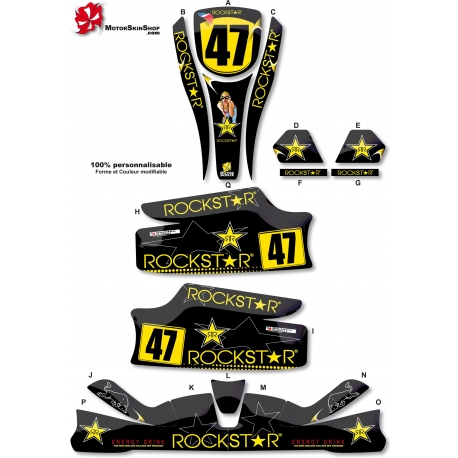 Kit déco Karting RockStar KG Unico