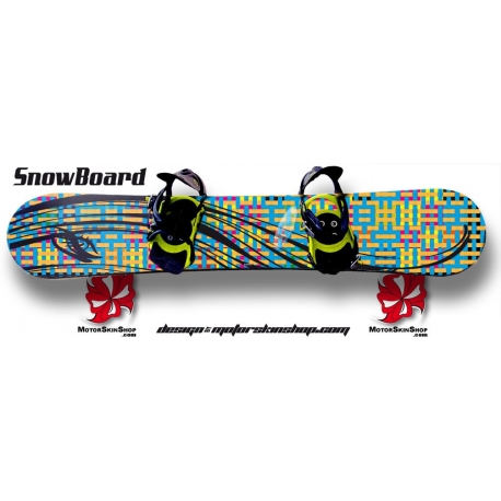 Sticker SnowBoard personnalisable