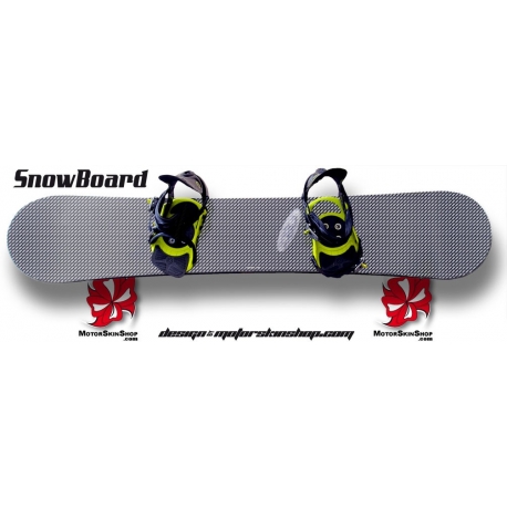 Sticker SnowBoard Carbonne personnalisable