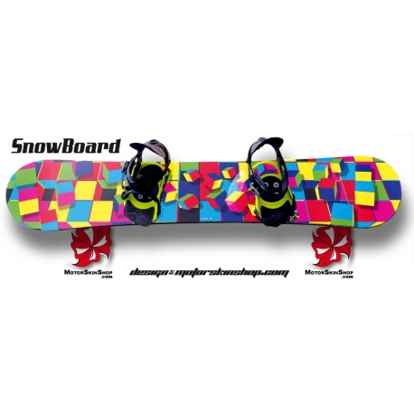 Sticker SnowBoard personnalisable