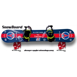 Sticker SnowBoard PSG personnalisable