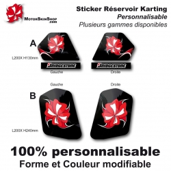 Sticker réservoir Karting