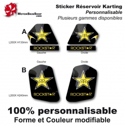 Sticker réservoir Karting étoile