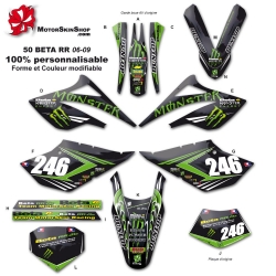 Kit déco 50 Beta RR 06-09 Monster Energy