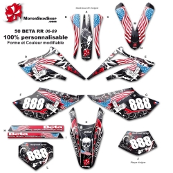 Kit déco 50 Beta RR 06-09 50CC à boite Perso