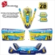 Kit déco Karting minime cadet Renault F1