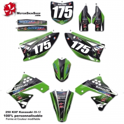 Kit déco KXF 250 Kawasaki