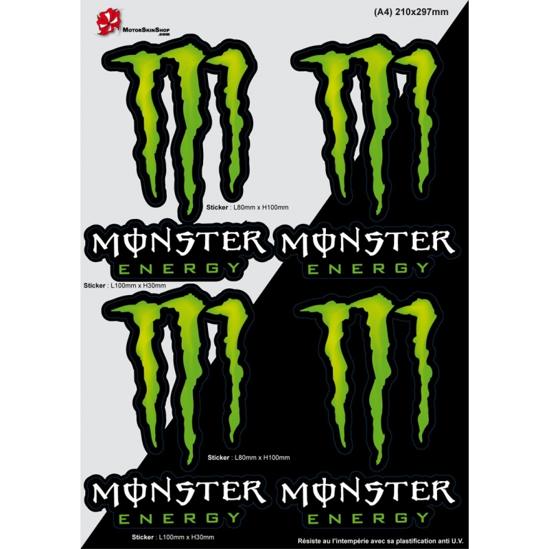 Autocollants et Stickers Monster Energy