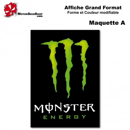 Affiche Monster Energy Grand Format