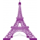 Tour Eiffel 3D Vecteur au trait