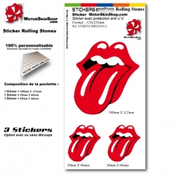 Planche Sticker Rolling Stones