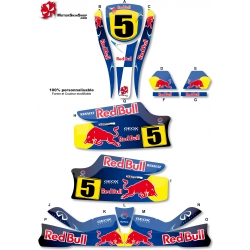 Kit déco Karting KG Unico F1 Red Bull Renault