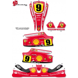 Kit déco Karting KG Unico F1 Ferrari