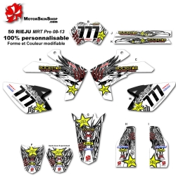 Kit déco 50 Rieju MRT 08-13 50CC à boite Perso