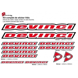 Sticker cadre vélo Kit Devinci