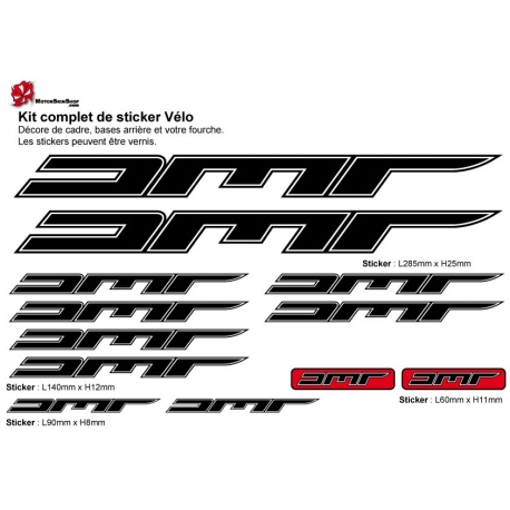Sticker cadre vélo Kit AMR