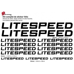 Sticker cadre vélo Kit Litespeed