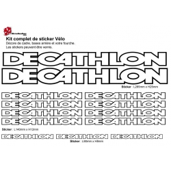 Sticker cadre vélo Kit Decathlon