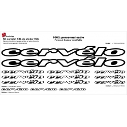 Sticker cadre vélo Cervélo XXL