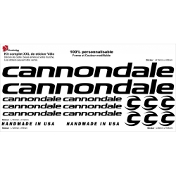 Sticker cadre vélo Cannondale XXL