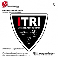Sticker Logo ITRI Triathlon Triangulaire