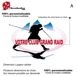 Sticker Logo Votre Club Grand Raid Trail