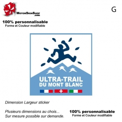 Sticker Logo Ultra Trail du Mont Blanc