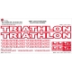Sticker Kit cadre vélo XXL Triathlon