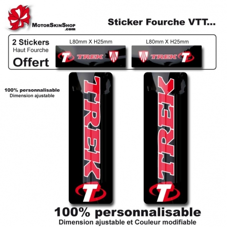 Sticker Fourche Vélo Grand Trek VTT 