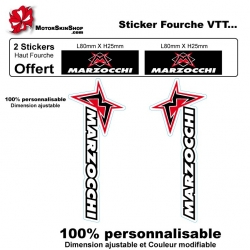 Sticker Fourche Marzocchi VTT Vélo