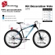 Kit décoration Vélo VTT Scott Sticker complet