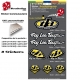 Pochette Sticker Troy lee Designs Jaune