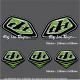 Pochette Sticker Troy lee Designs Vert