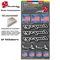 Planche Sticker Made in USA Goped