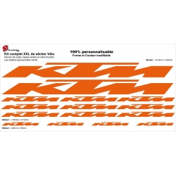 Sticker cadre KTM Vélo XXL