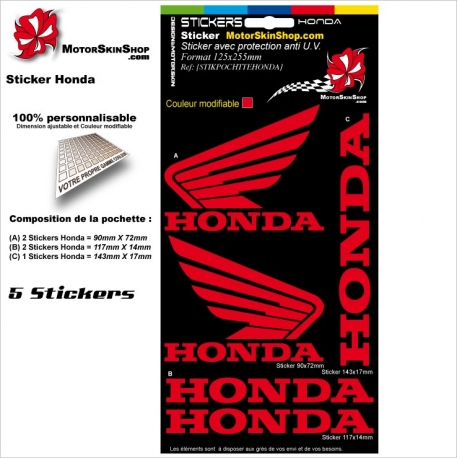 Pochette Sticker HONDA