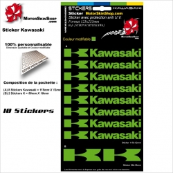 Pochette Sticker Kawasaki