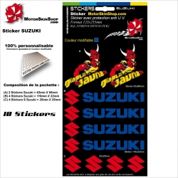 Planche Sticker Suzuki