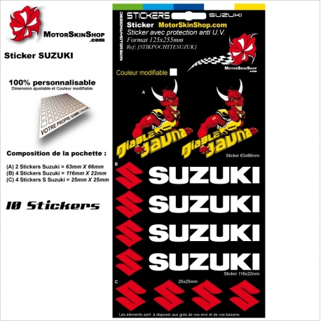 Pochette Sticker Suzuki