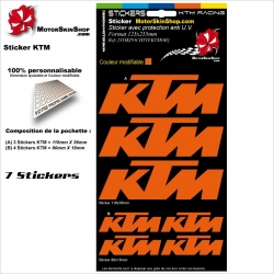 Planche Sticker KTM